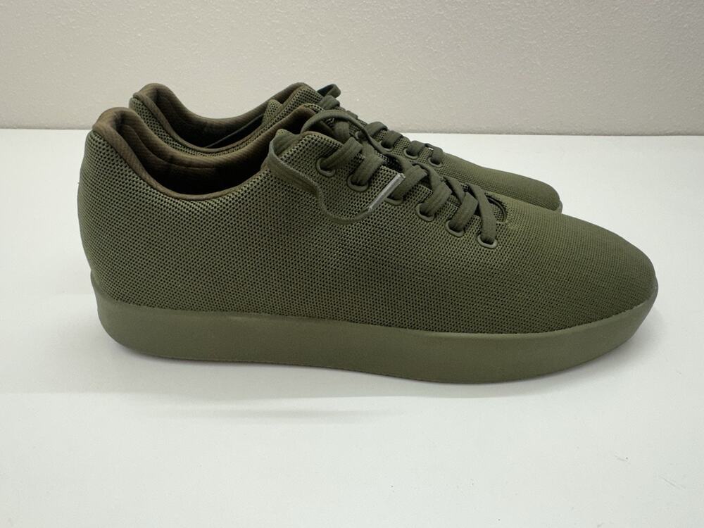 QMD Mens Sneakers Size 13 Green Comfort Breathable Mesh Non-Slip